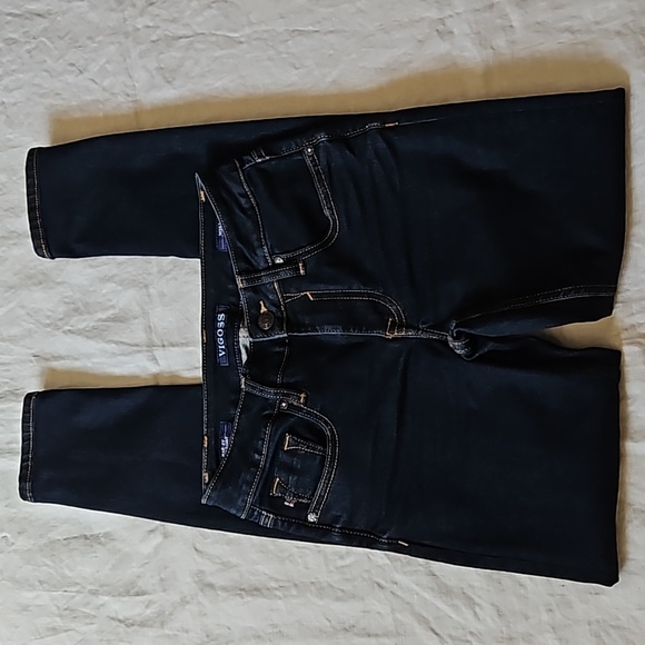 Vigoss Marley Super Skinny Jeans Mid Rise Dark Blue Wash Size W24 L29 - Picture 8 of 16